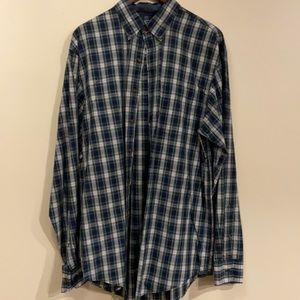 Plaid causal dress shirt LT
